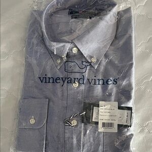 Vineyard Vines Crown Blue Oxford Button-Down Shirt - Men's